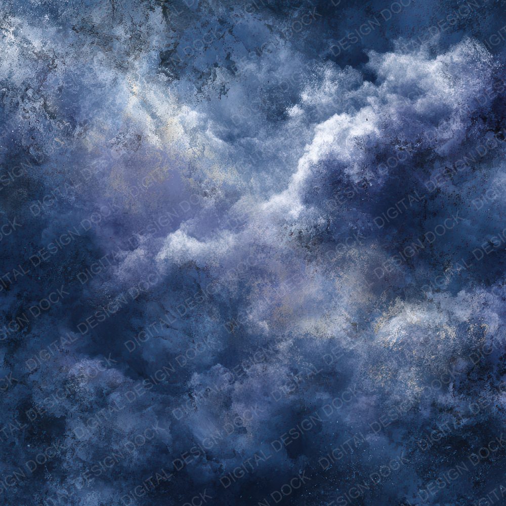 Indigo Smoke Ink Bleach Digital Paper Pack (DDD002076)