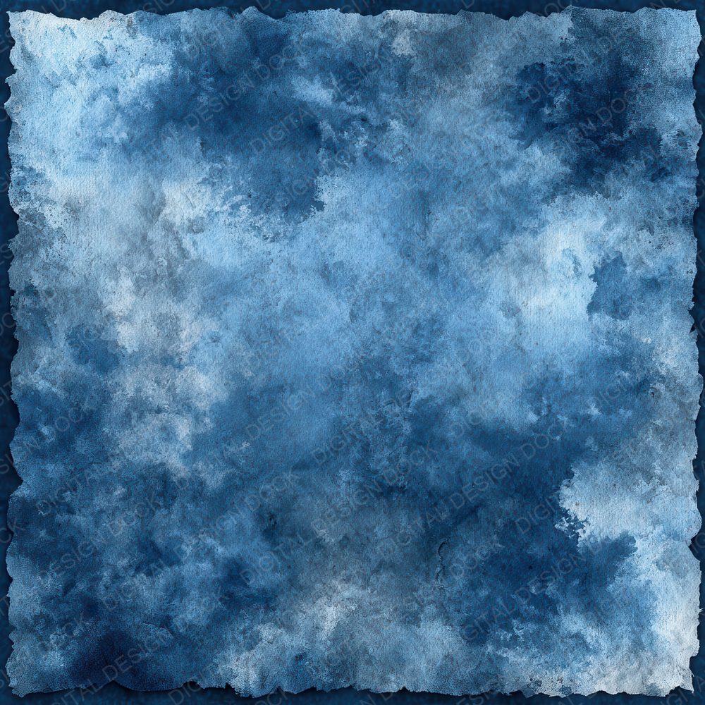Indigo Smoke Ink Bleach Digital Paper Pack (DDD002076)