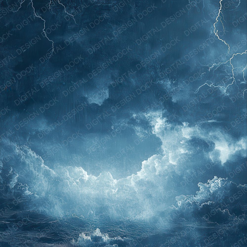 Indigo Storm Break Digital Paper Pack (DDD002078)