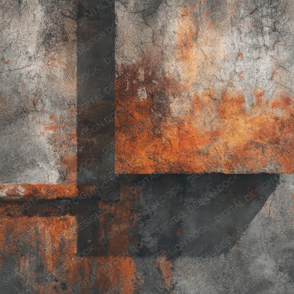 Industrial Concrete Rust Echo Digital Paper Pack (DDD002084)