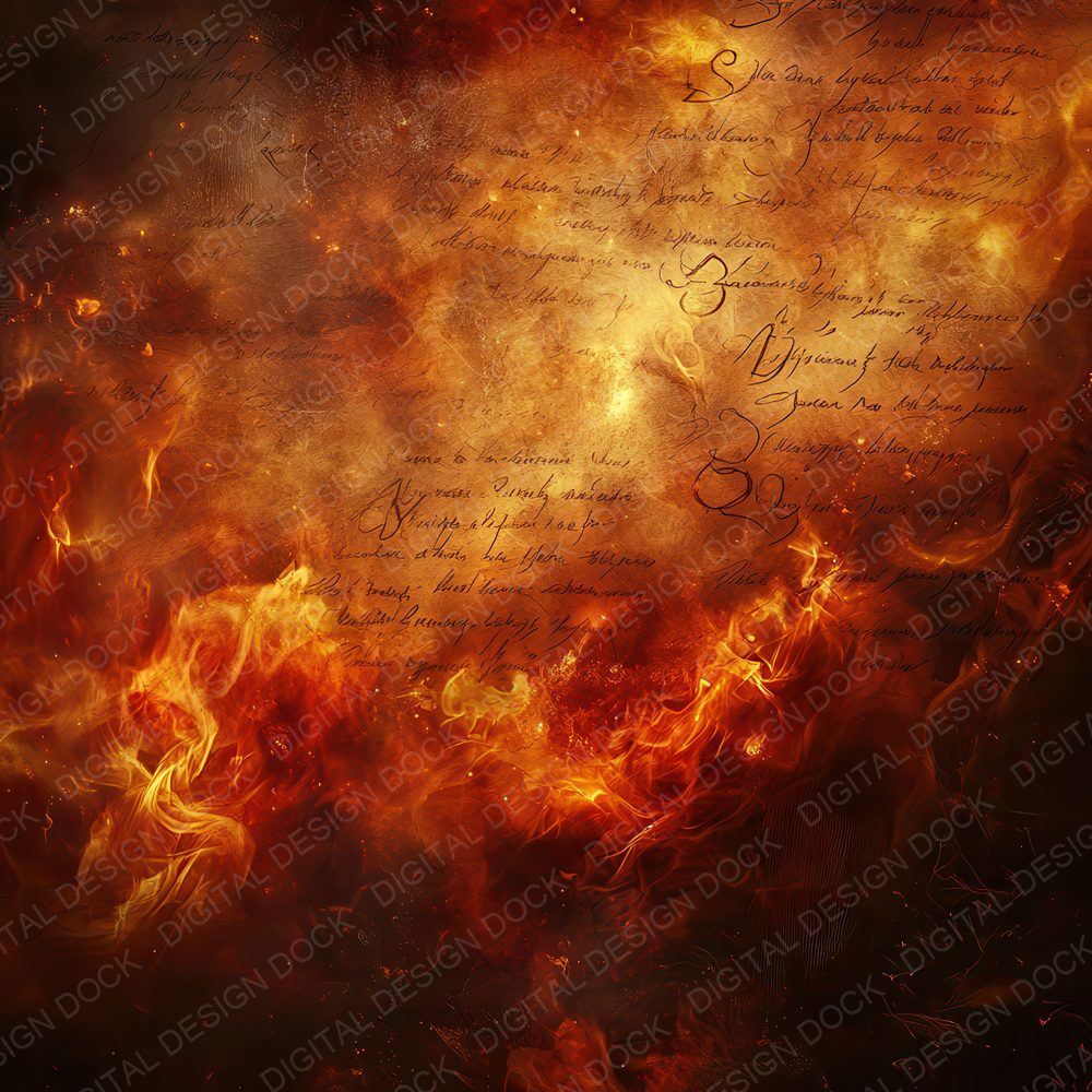 Inferno Script Flicker Digital Paper Pack (DDD002086)