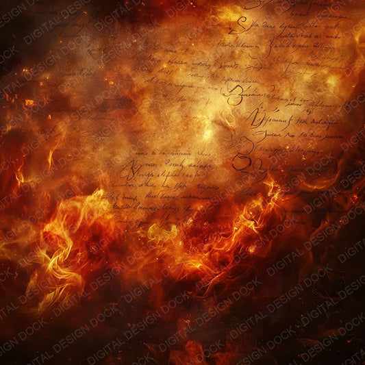 Inferno Script Flicker Digital Paper Pack (DDD002086)