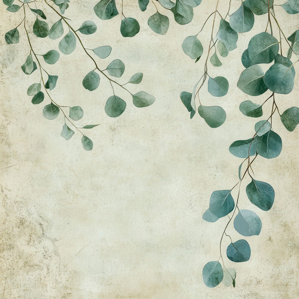 Ink Eucalyptus Botanical Digital Paper Pack (DDD002100)