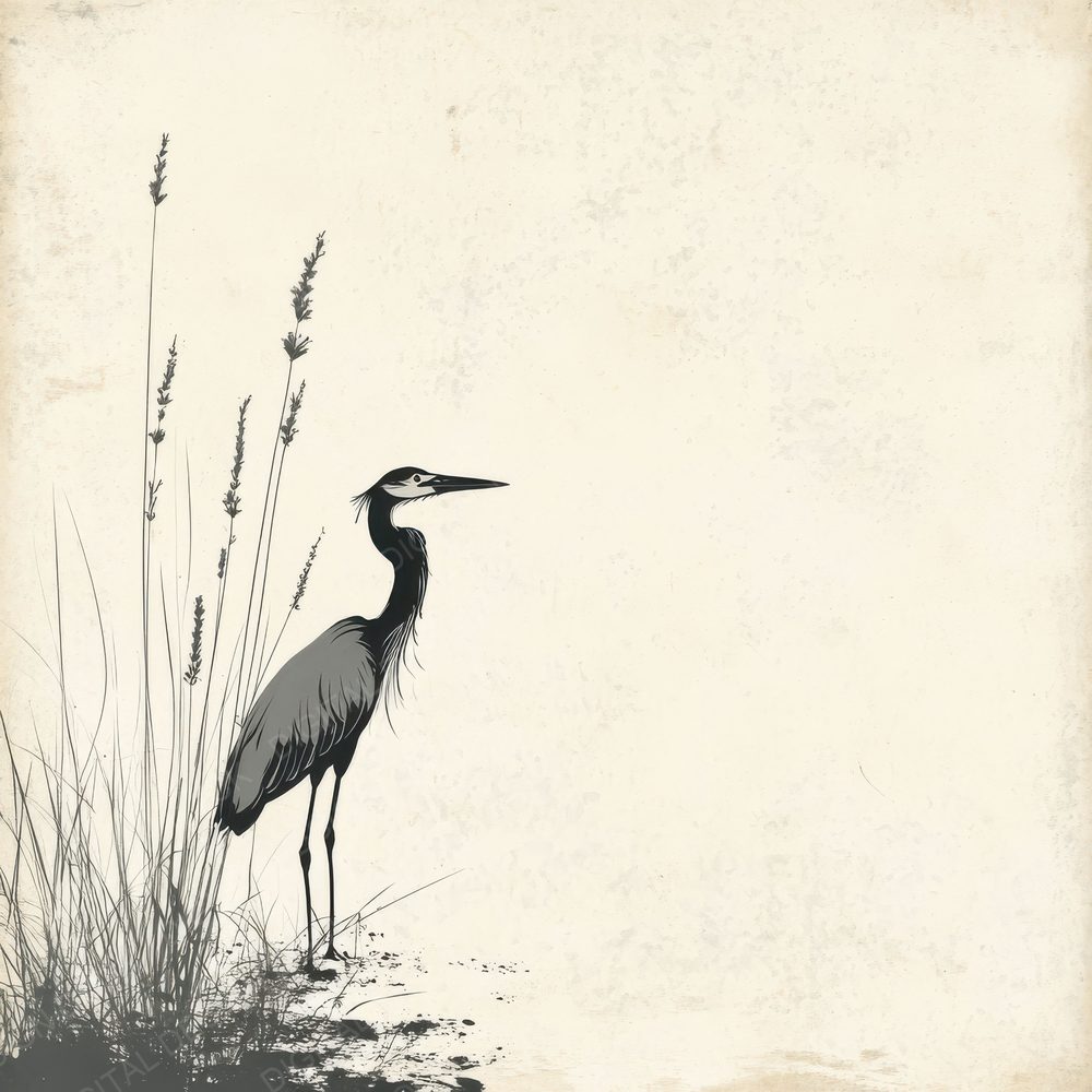 Ink Heron Lavender Reeds Digital Paper Pack (DDD002106)