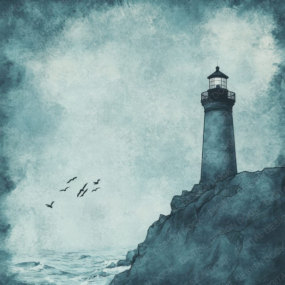 Ink Lighthouse Coast Digital Paper Pack (DDD002110)
