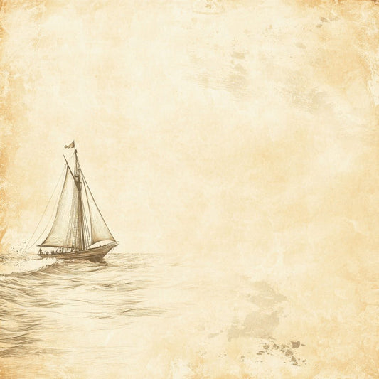 Ink Sailboat Horizon Digital Paper Pack (DDD002124)