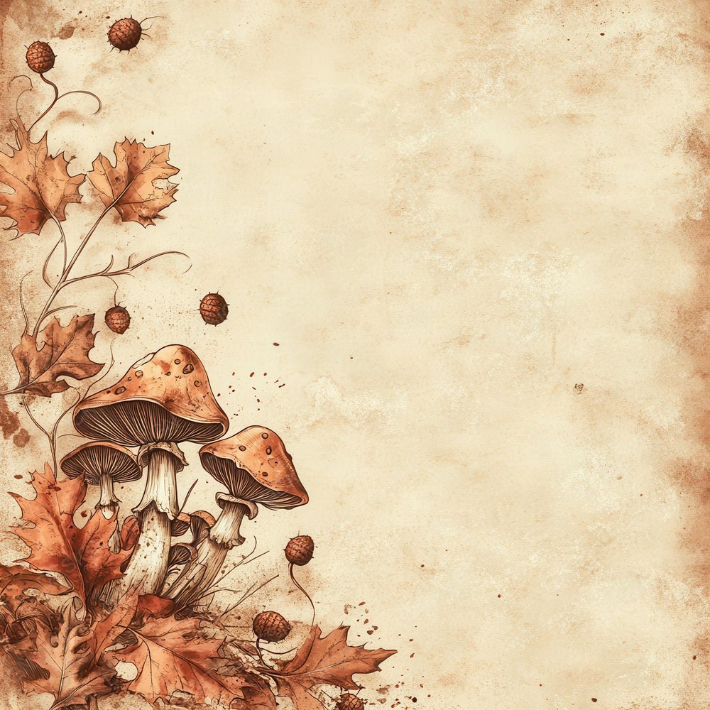 Ink Toadstool Oak Cluster Digital Paper Pack (DDD002132)
