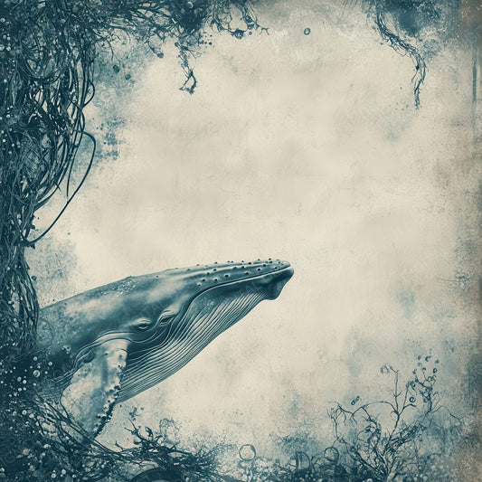 Ink Whale Kelp Border Digital Paper Pack (DDD002137)