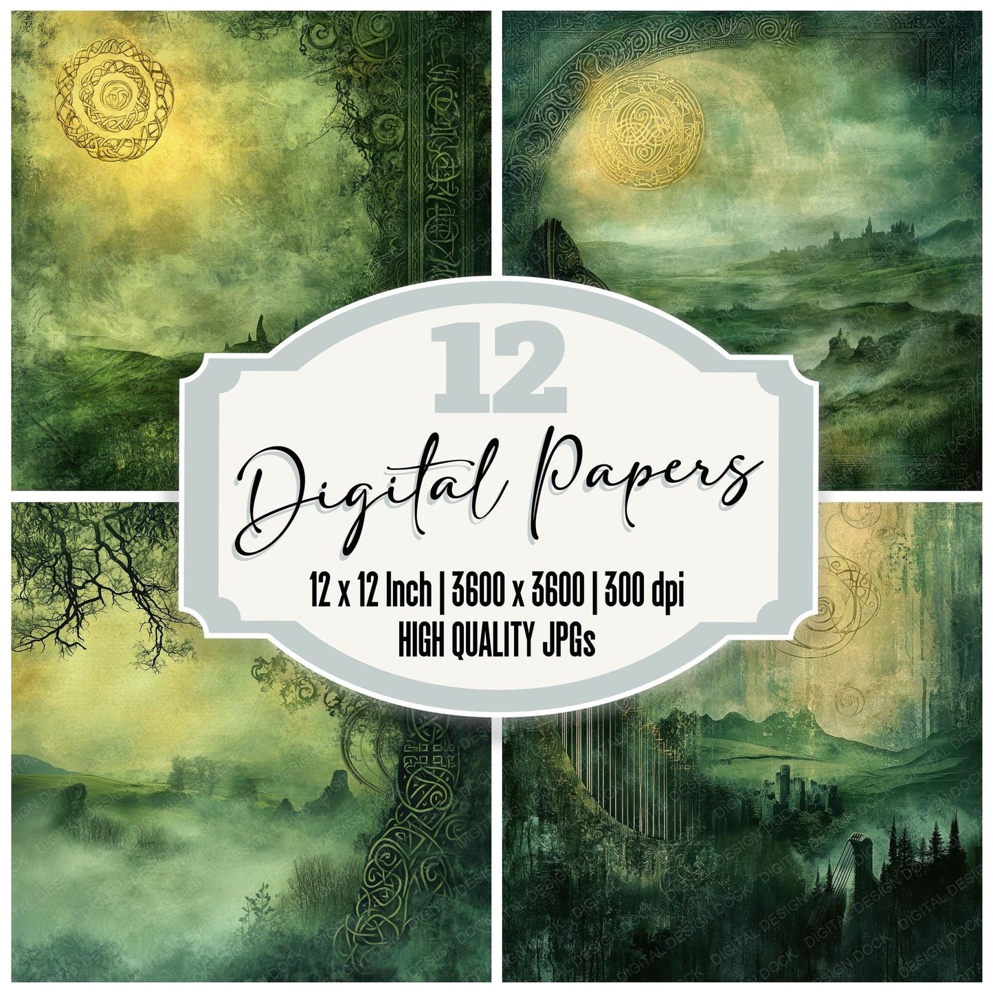 Ireland Myth Digital Paper Pack (DDD002149)