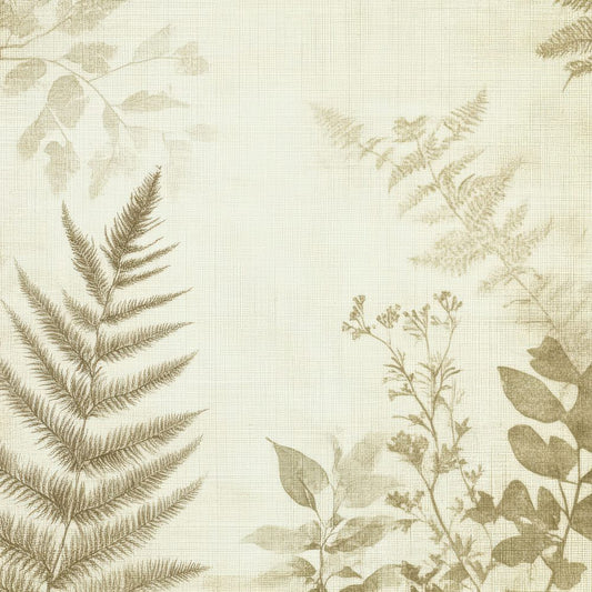Ivory Fern Sketch Digital Paper Pack (DDD002170)