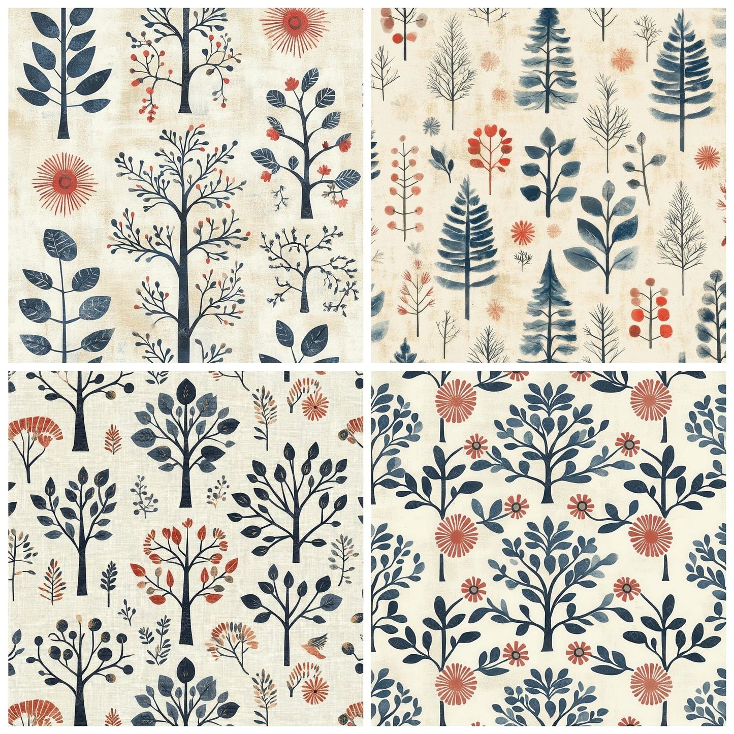 Ivory Forest Folk Digital Paper Pack (DDD002171)
