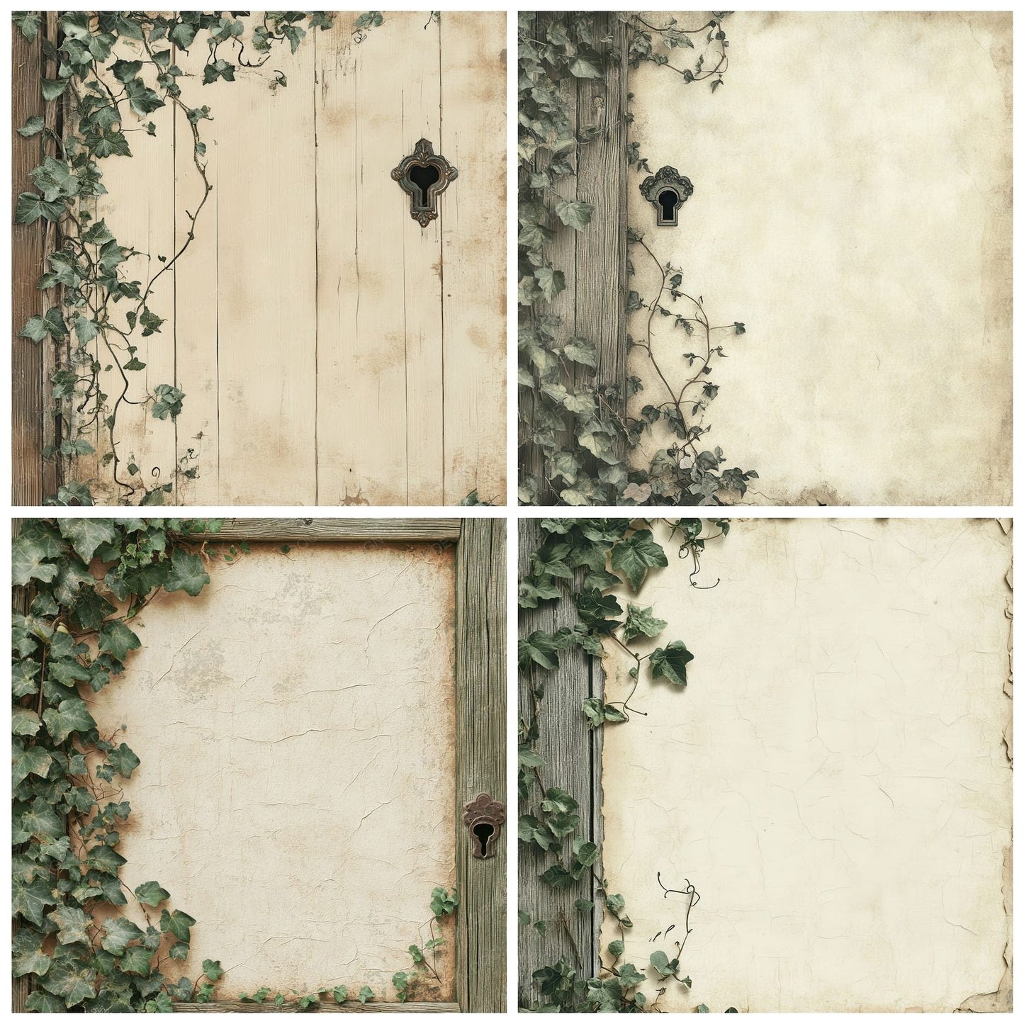 Ivy Door Wooden Frame Digital Paper Pack (DDD002185)