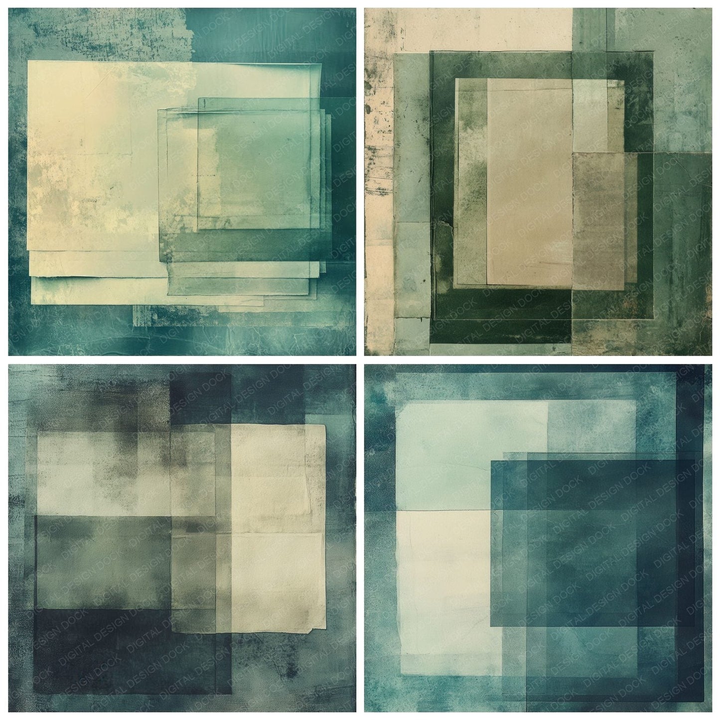 Jade Copy Frame Digital Paper Pack (DDD002190)