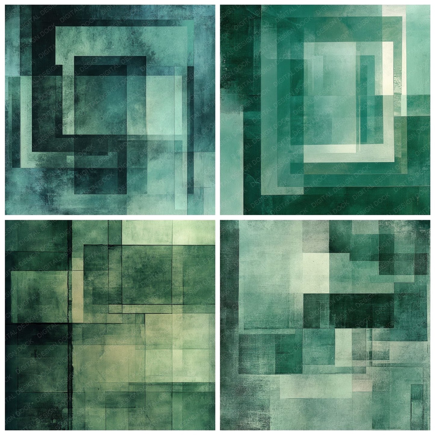 Jade Copy Frame Digital Paper Pack (DDD002190)