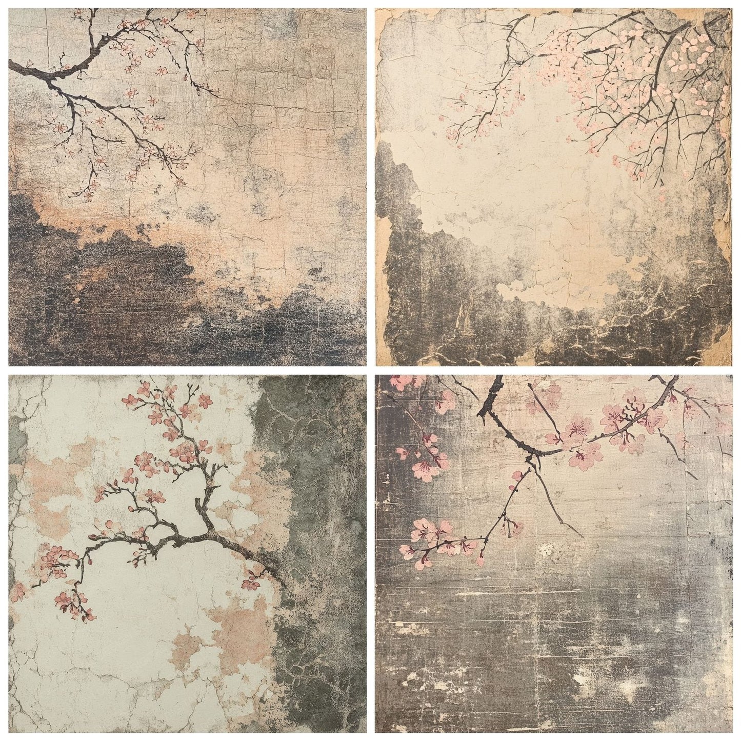 Japanese Background Background Digital Paper Pack (DDD002199)
