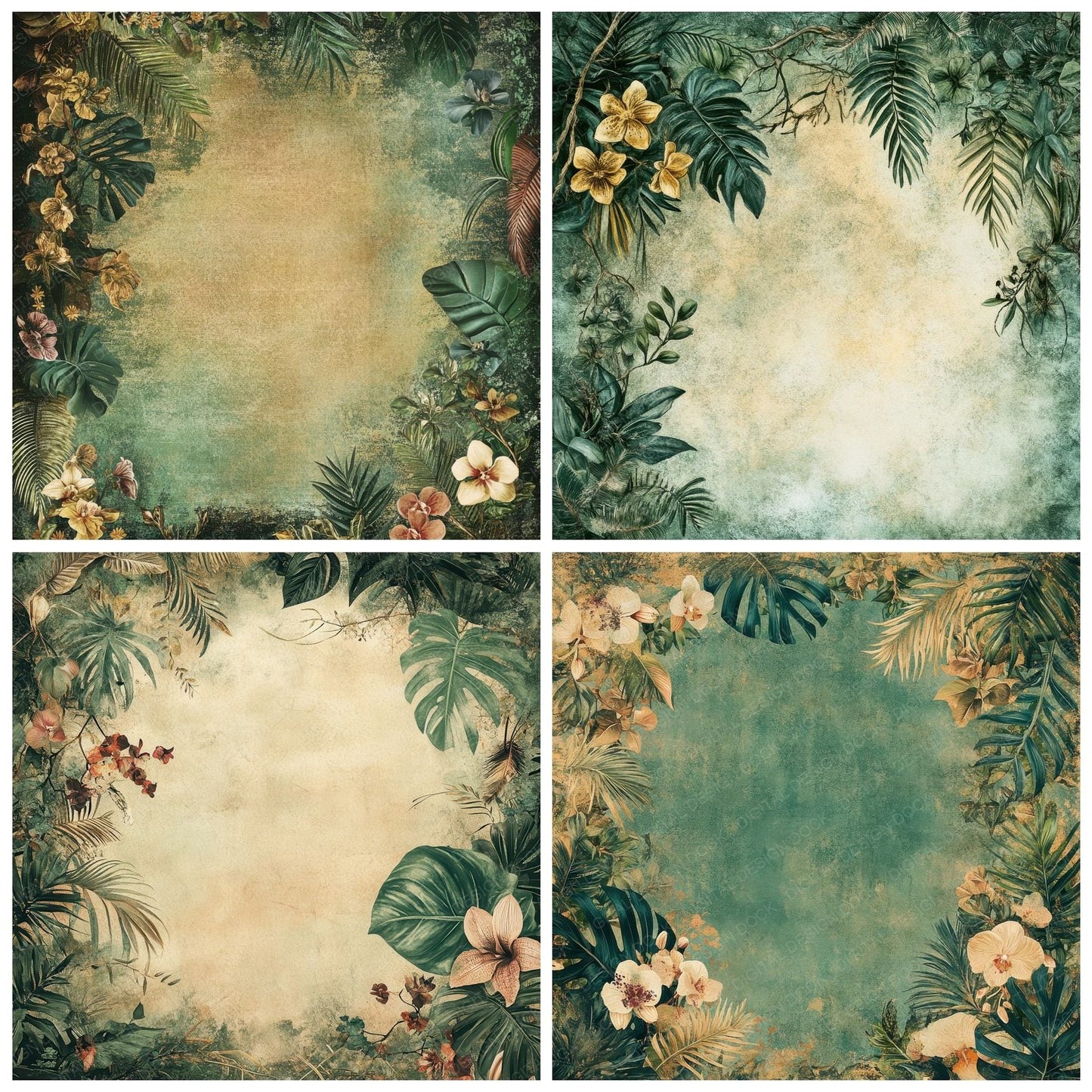 Jungle Frame Digital Paper Pack (DDD002219)