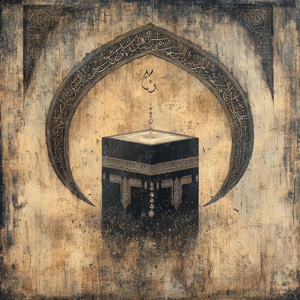 Kaaba Arch Prayer Digital Paper Pack (DDD002225)