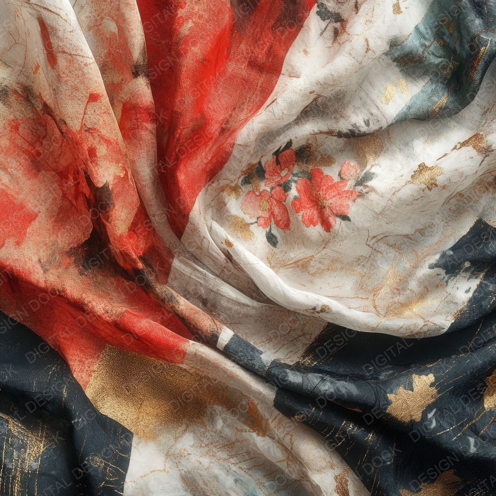 Kimono Silk Print Digital Paper Pack (DDD002238)
