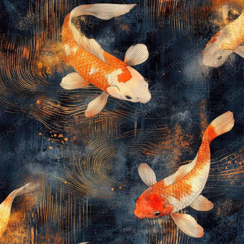 Koi Scale Ink Digital Paper Pack (DDD002254)