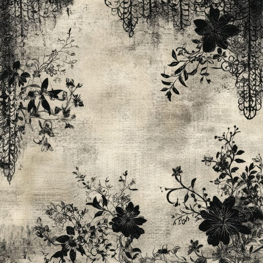 Lace Wilted Longing Digital Paper Pack (DDD002265)