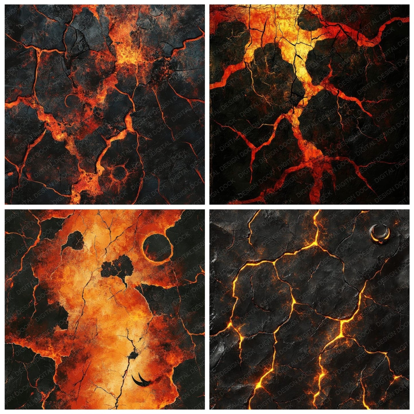 Lava Horn Ritual Digital Paper Pack (DDD002280)