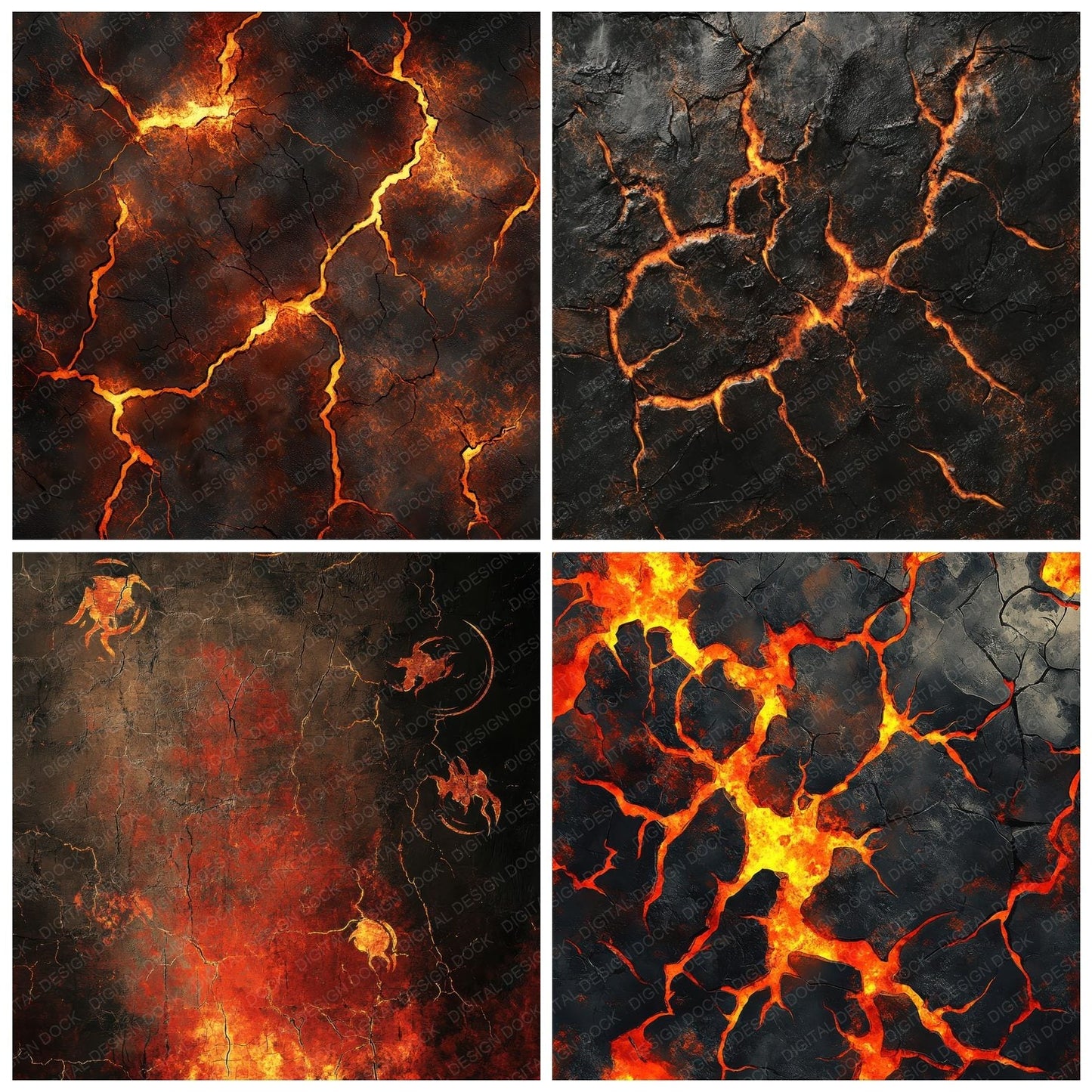 Lava Horn Ritual Digital Paper Pack (DDD002280)