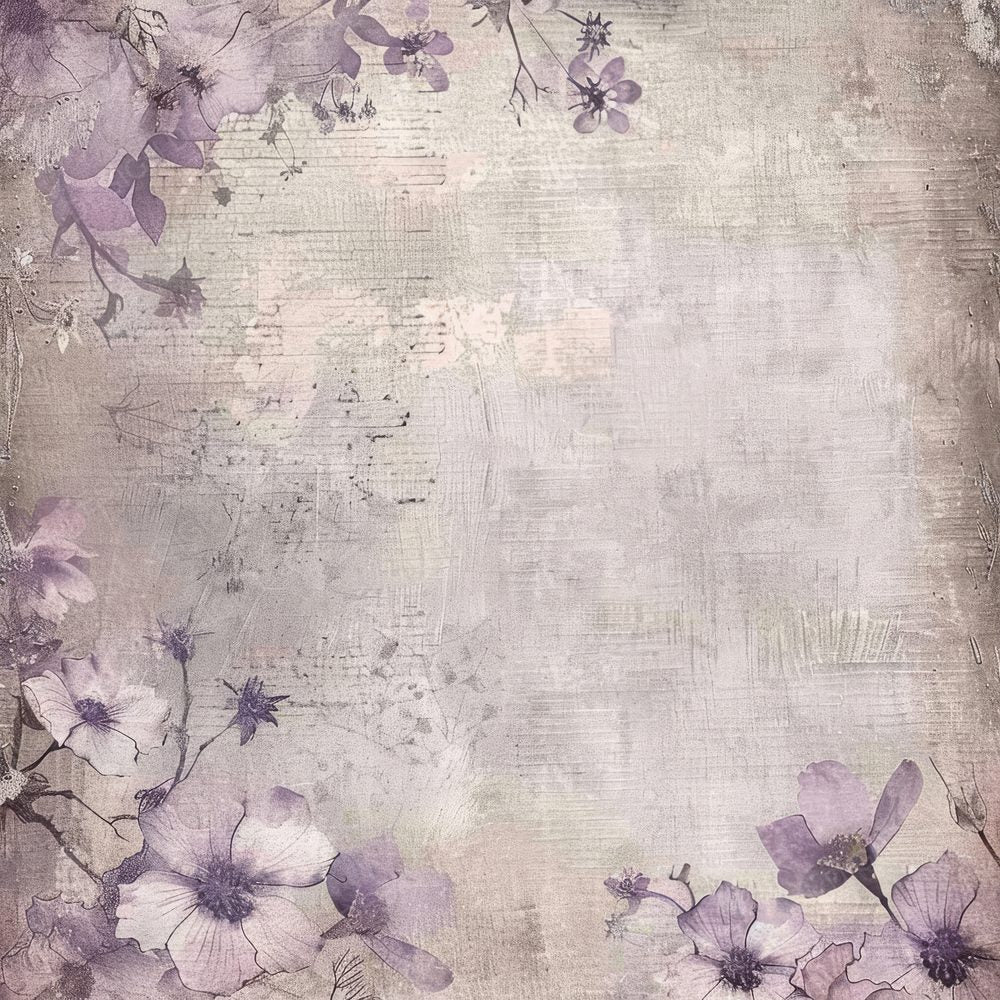 Lavender Floral Digital Paper Pack (DDD002289)