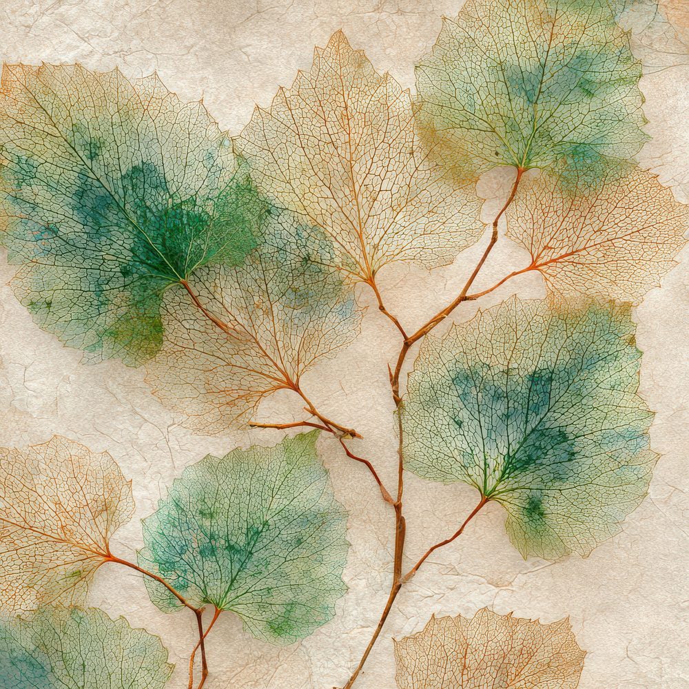 Leaf Vein Dew Shadow Digital Paper Pack (DDD002310)