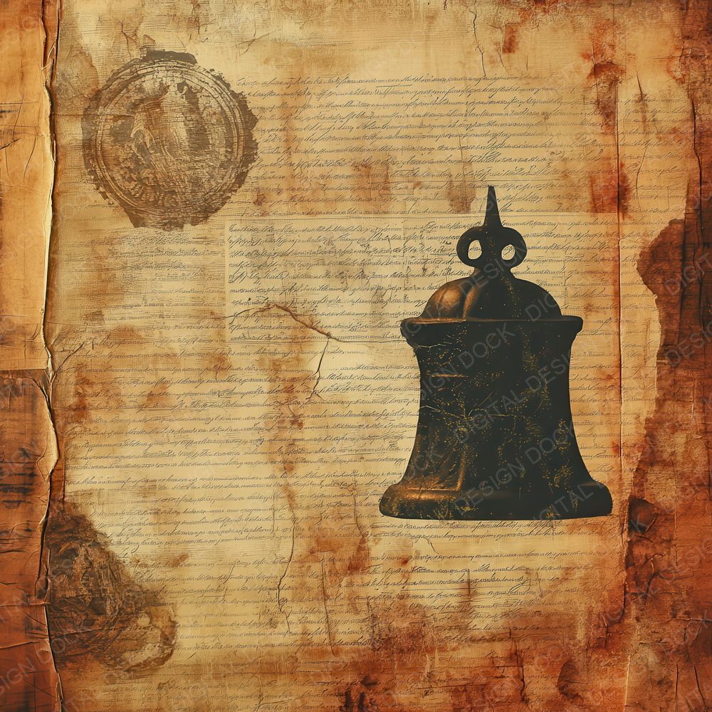 Liberty Bell Parchment Digital Paper Pack (DDD002329)