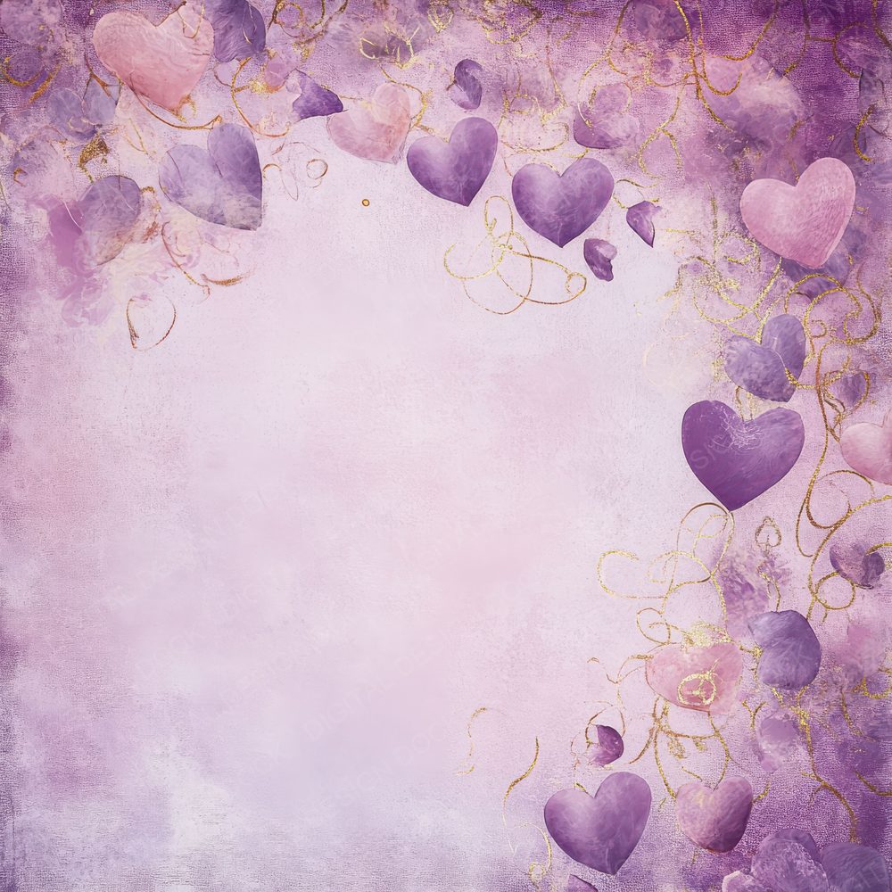Lilac Floral Shine Digital Paper Pack (DDD002349)