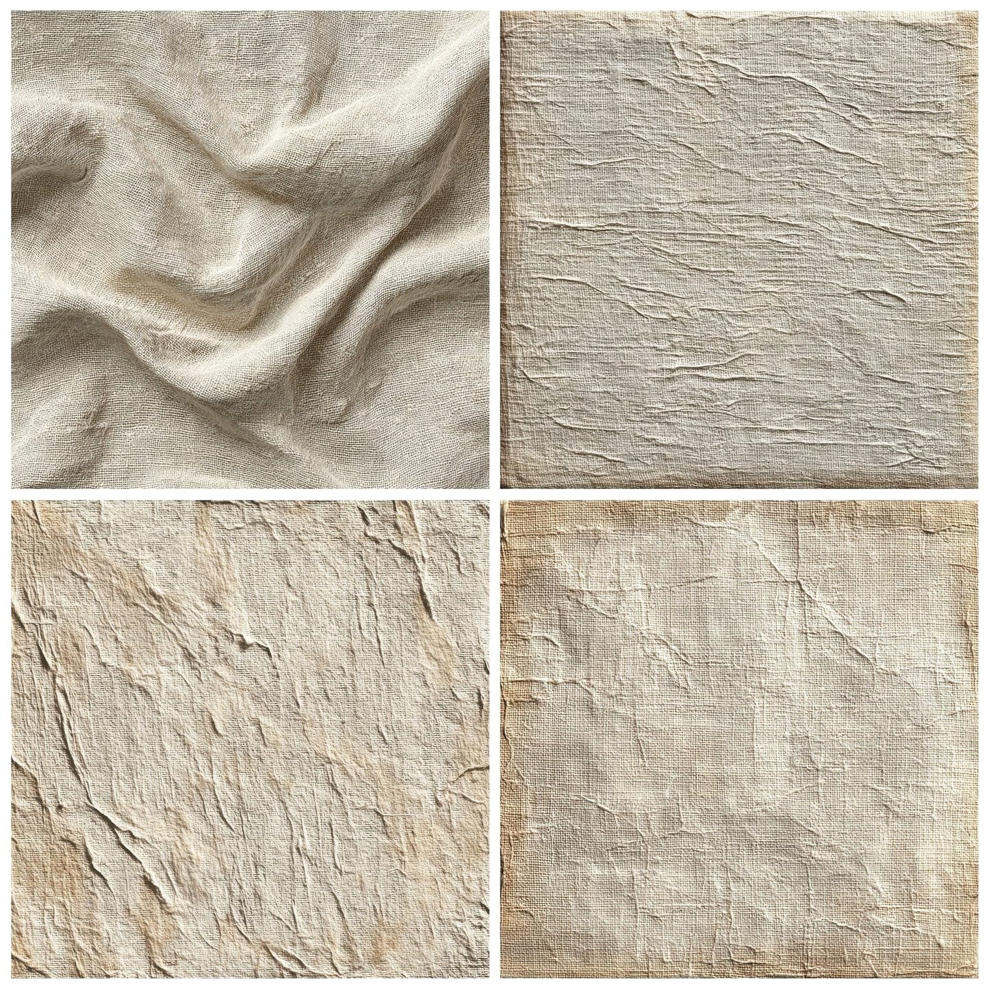 Linen Fold Oatmeal Thread Ripple Digital Paper Pack (DDD002369)