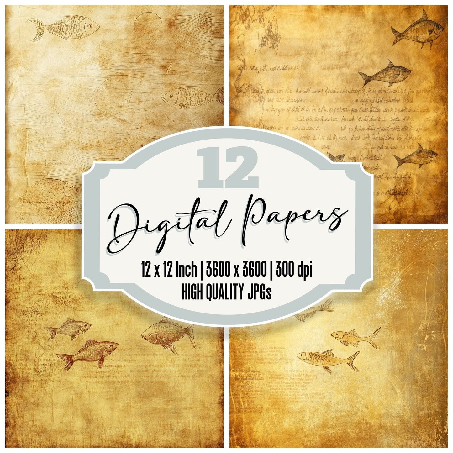Loaves Fish Verse Digital Paper Pack (DDD002382)
