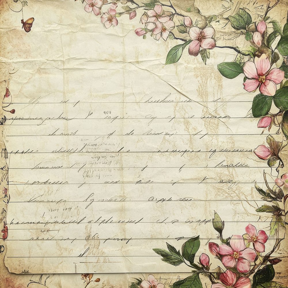 Love Letter Envelope Border Digital Paper Pack (DDD002394)