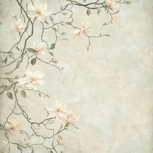 Magnolia Blossoms Digital Paper Pack (DDD002412)