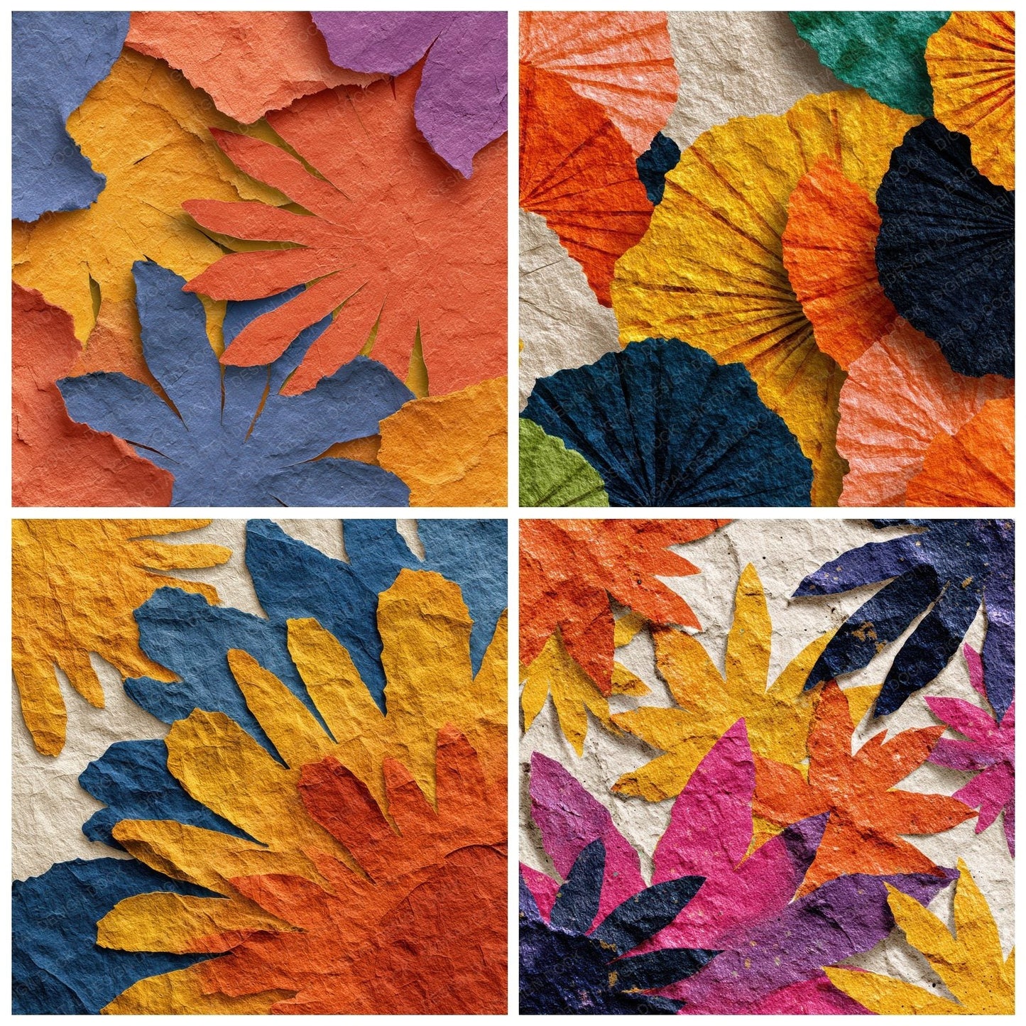Matisse Citrus Burst Collage Digital Paper Pack (DDD002442)