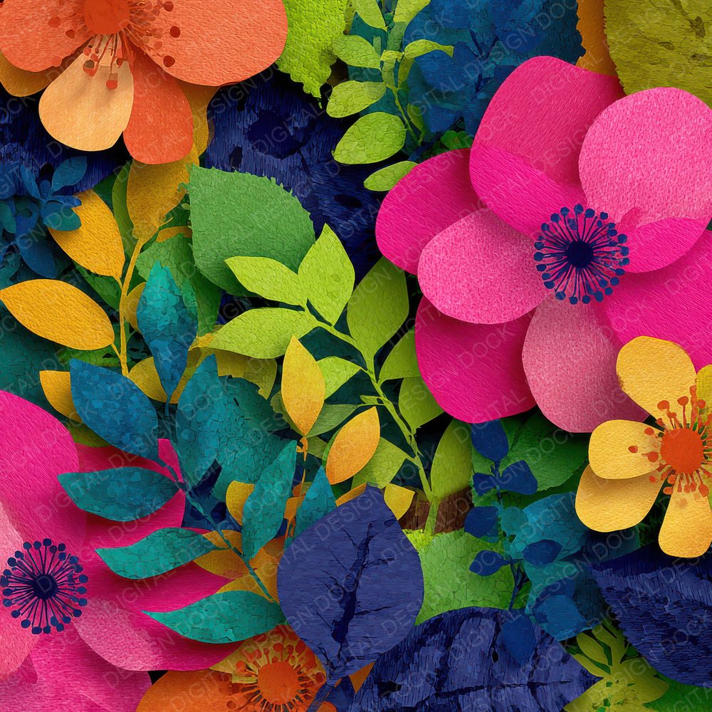 Matisse Matte Floral Layers Digital Paper Pack (DDD002446)