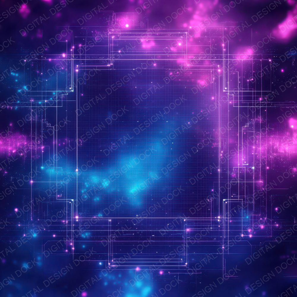 Matrix Glow Grid Trim Digital Paper Pack (DDD002448)