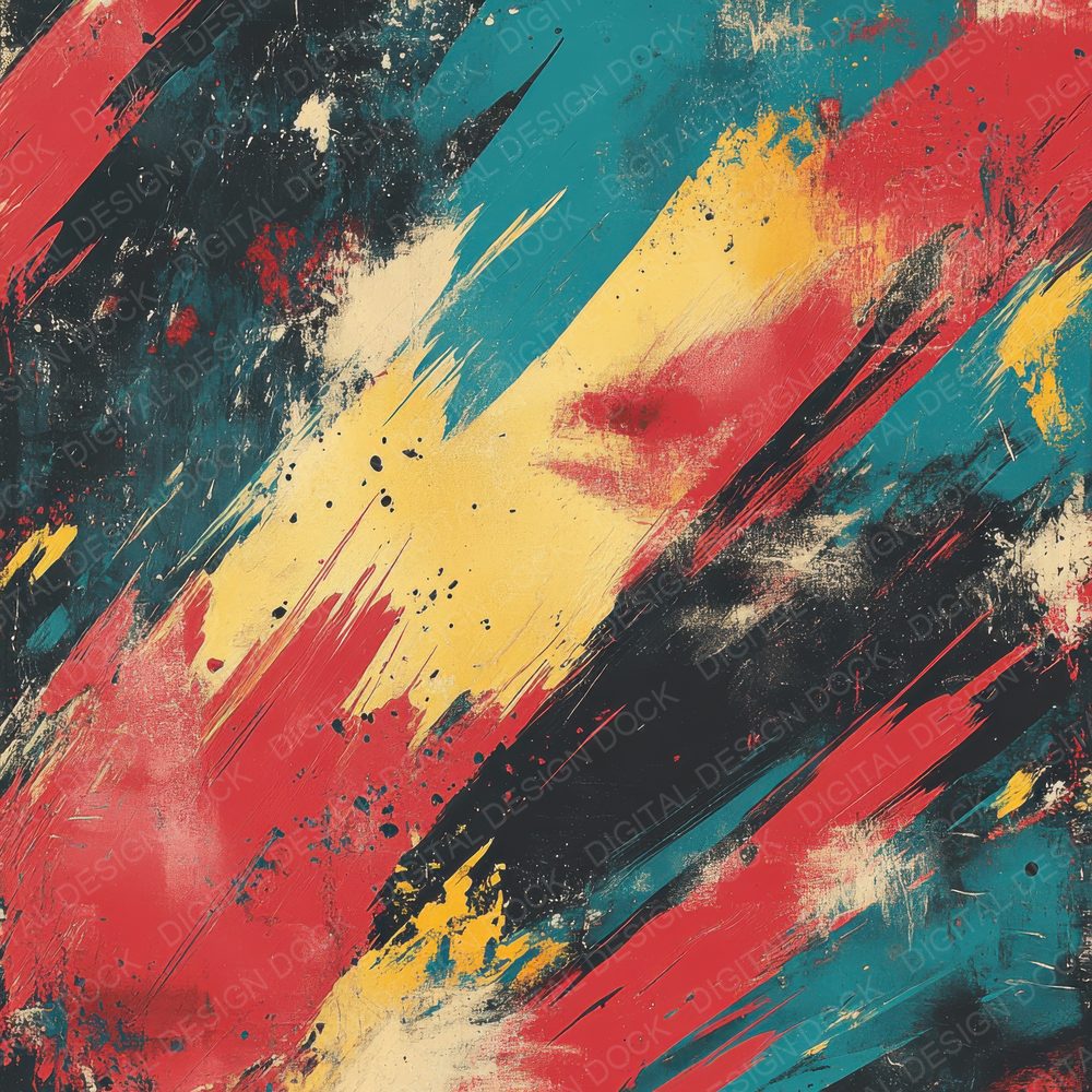Maximalist Chaos Paint Digital Paper Pack (DDD002458)