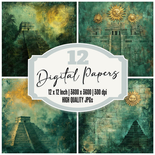 Maya Relics Digital Paper Pack (DDD002460)