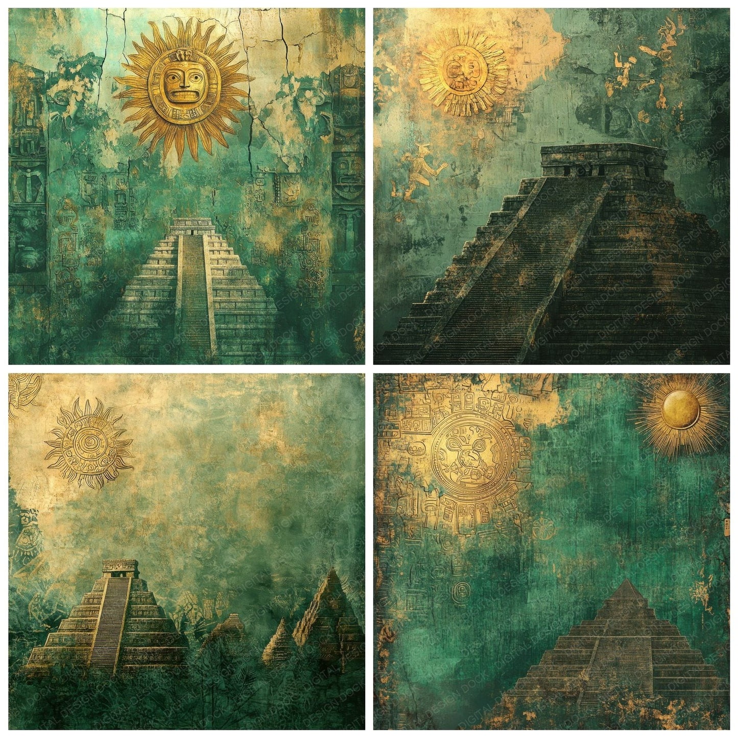 Maya Relics Digital Paper Pack (DDD002460)