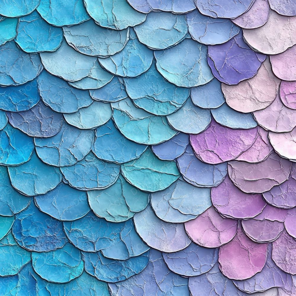 Mermaid Teal Coral Digital Paper Pack (DDD002481)