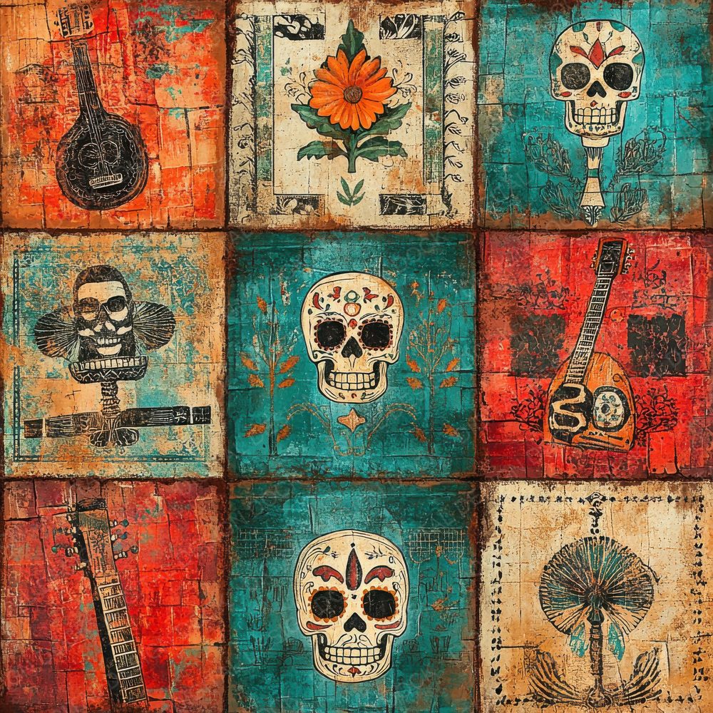 Mexico Folk Digital Paper Pack (DDD002489)