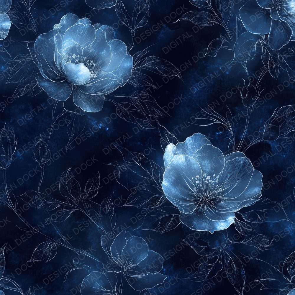 Midnight Botanicals Digital Paper Pack (DDD002503)