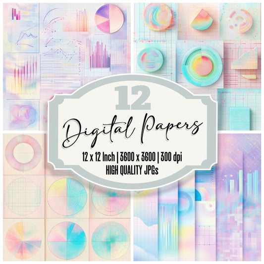 Mood Spectrum Chart Digital Paper Pack (DDD002583)