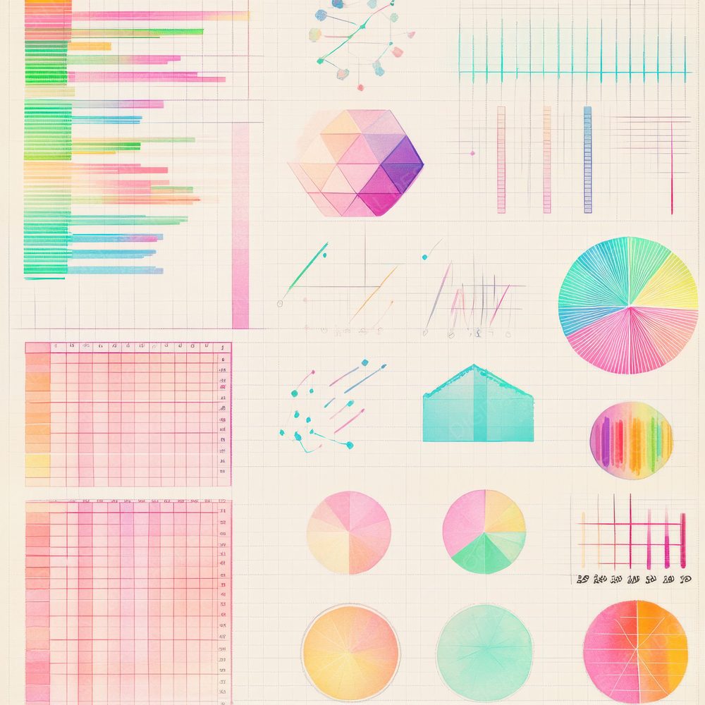 Mood Spectrum Chart Digital Paper Pack (DDD002583)
