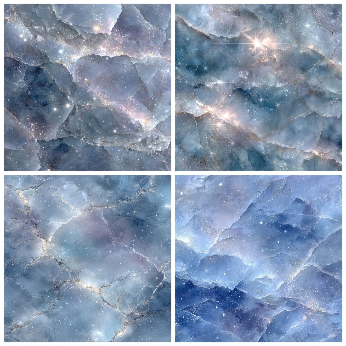 Moonstone Cliff Stardust Glow Digital Paper Pack (DDD002598)