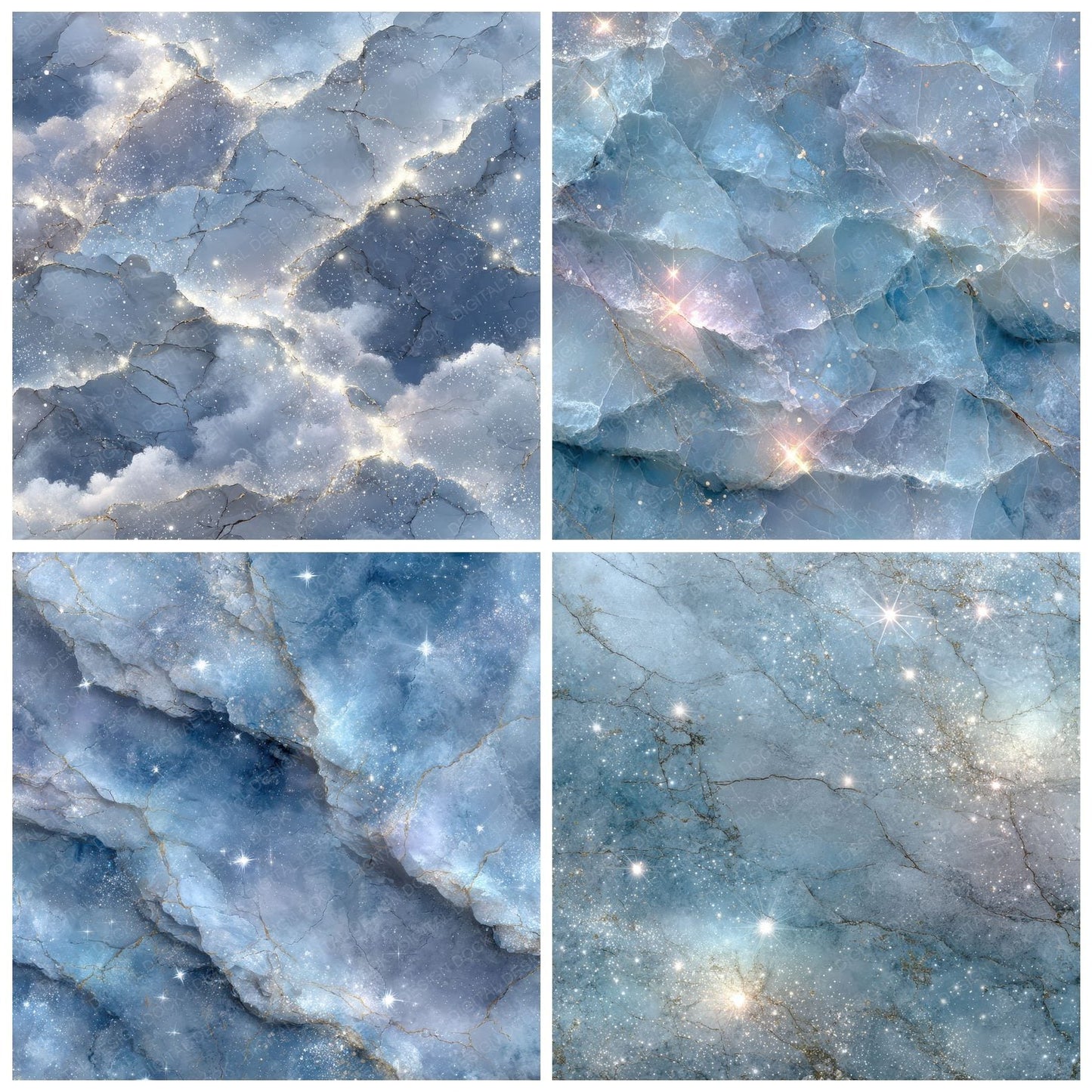 Moonstone Cliff Stardust Glow Digital Paper Pack (DDD002598)