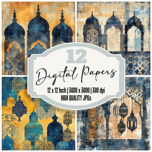 Morocco Tiles Digital Paper Pack (DDD002602)