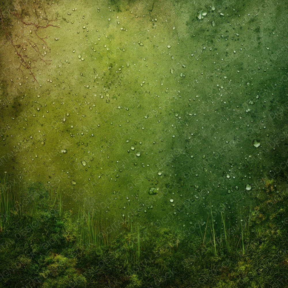 Moss Dew Fibre Bloom Digital Paper Pack (DDD002607)