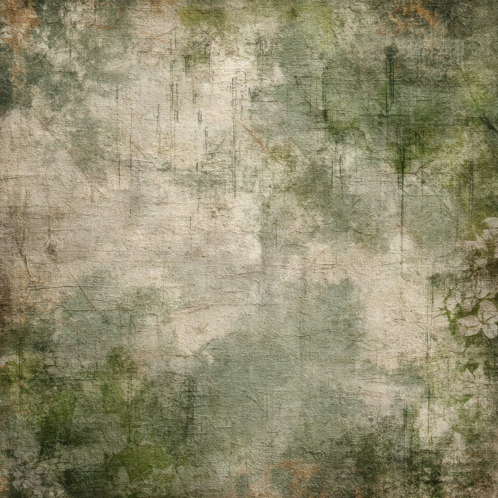 Moss Linen Botanical Fold Digital Paper Pack (DDD002613)